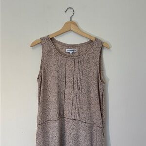 INES DE LA FRESSANGE by Uniqlo Sleeveless Tan Maxi Dress (above the ankle).
